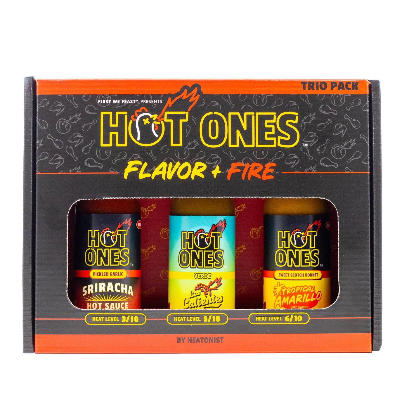 Flavor and Fire Trio Pack | Hot Ones J3