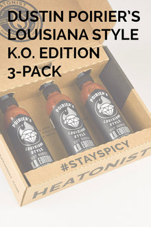 Dustin Poirier Hot Sauce - KO Edition 3 Pack I6