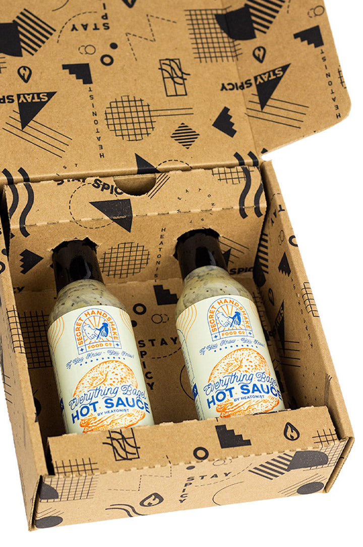 Secret Handshake Food Co Everything Bagel Hot Sauce 2-Pack M2
