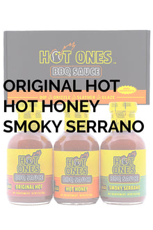 Hot Ones BBQ Trio Pack (Original / Hot Honey / Smoked Serrano) C2