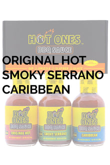 Hot Ones BBQ Trio Pack (Original / Smoked Serrano / Caribbean) M5