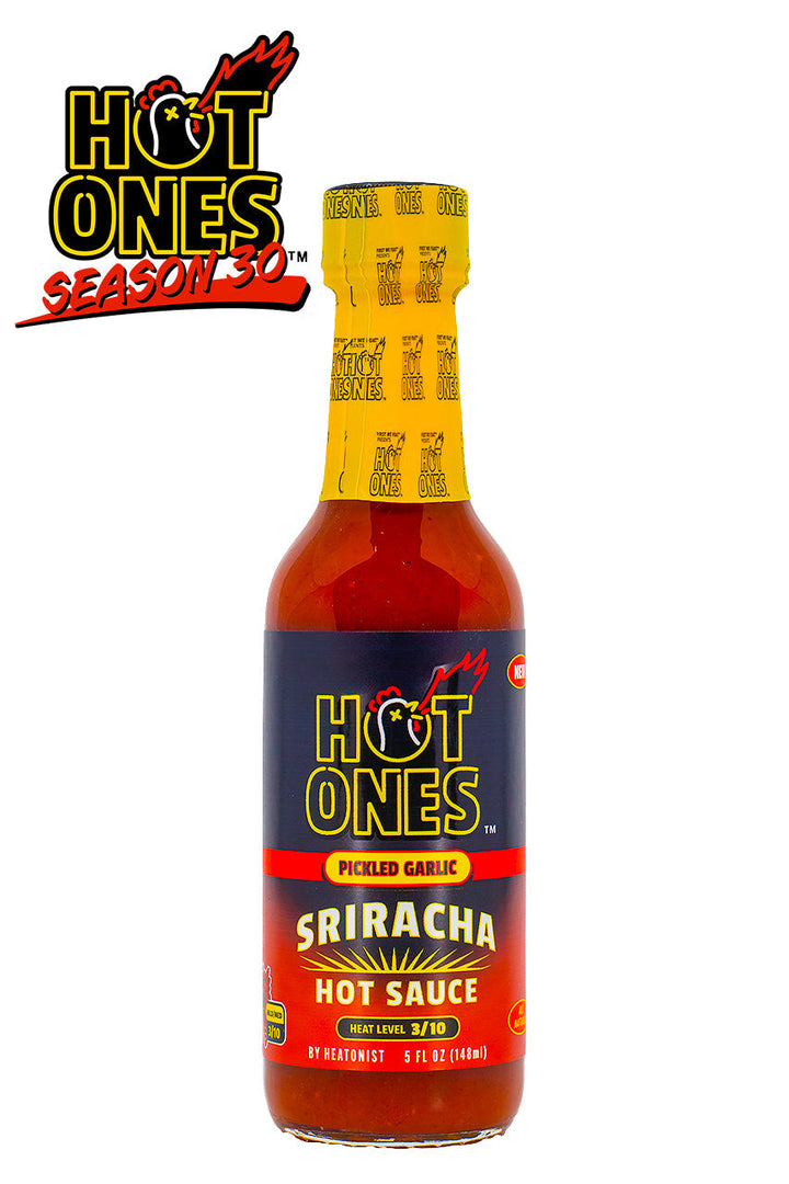 Pickled Garlic Sriracha | Hot Ones Hot Sauce H3