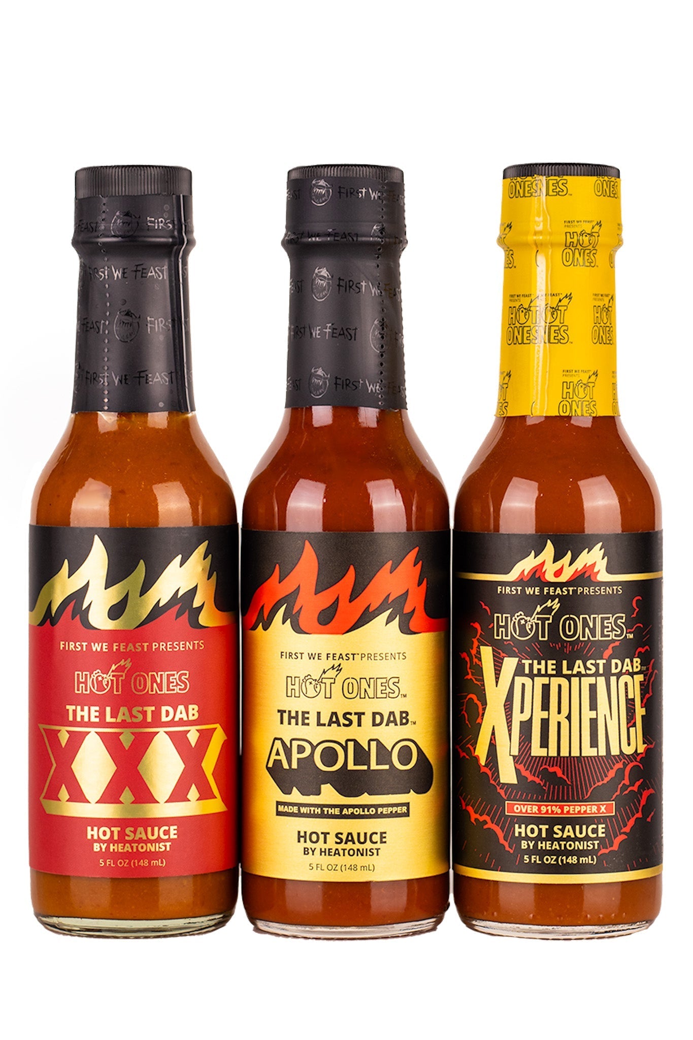 The Last Dab Trio Pack | Hot Ones Hot Sauce O2