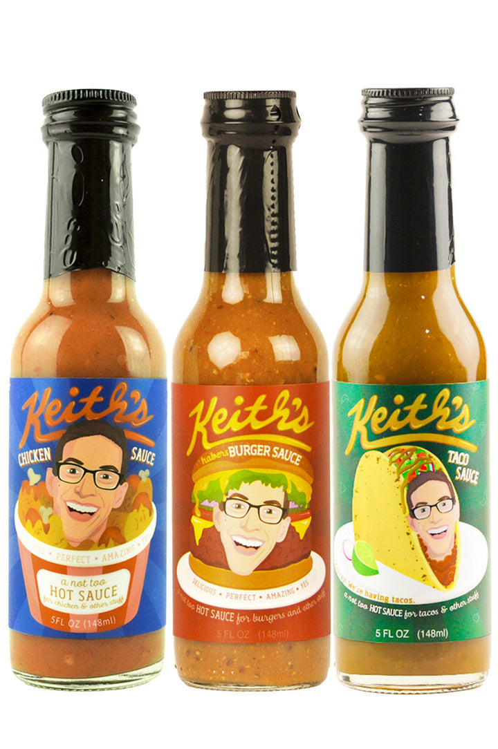 Keith's Hot Sauce Trio Pack Z7