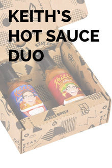 Chicken & Burger Hot Sauce Duo Pack | Keith's E0