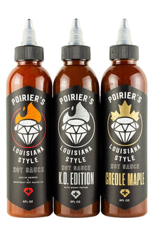 Poirier's Louisiana Style Hot Sauce Trio Pack | Dustin Poirier’s Louisiana Style Q6